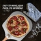 Φτυάρι πίτσας αλουμινίου 12 ιντσών με πτυσσόμενη λαβή και σετ κοπής τροχών πίτσας 10 cm