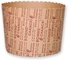 Μικρόκυμα ψωμιού κέικ φλυτζανιών φορμών ψησίματος εγγράφου Panettone που ντύνεται