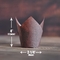 Muffin φλυτζανιών ψησίματος εγγράφου τουλιπών το κανονικό 60mm περικάλυμμα σκαφών της γραμμής καφετί στεγνώνει