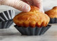 RK Bakeware China Foodservice NSF Telfon Αντικολλητική φόρμα για κέικ από αλουμίνιο Μίνι φόρμα για κέικ Brioche
