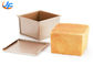 RK Bakeware China Foodservice NSF Μεγάλης χωρητικότητας Baking Pullman Pan Toast Box with cover Pullman Bread Pan