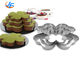 RK Bakeware China Foodservice NSF από ανοξείδωτο ατσάλι τεσσάρων φύλλων τριφύλλι ποντίκι Molding μους δαχτυλίδια κέικ προσαρμοσμένο μέγεθος