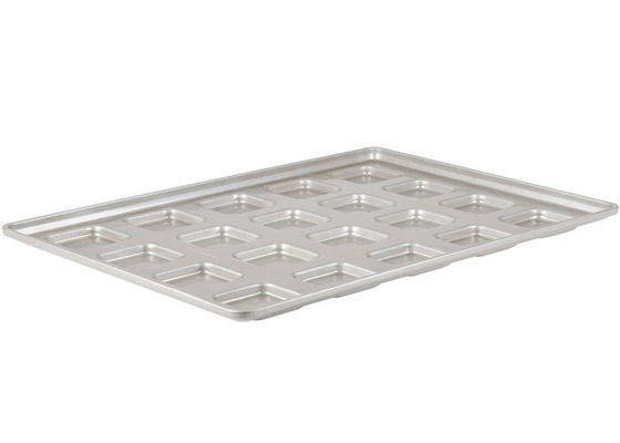 RK Bakeware China Foodservice NSF 24 Mold Aluminiumized Steel Clustered Hamburger Tray Muffin Top / Τηγάνι για μπισκότα