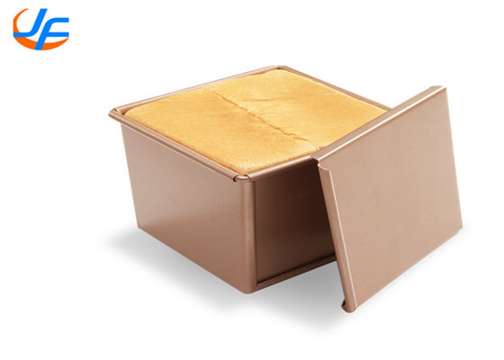 RK Bakeware China Foodservice NSF Μεγάλης χωρητικότητας Baking Pullman Pan Toast Box with cover Pullman Bread Pan