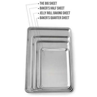 RK Bakeware China Foodservice NSF 18X26 ιντσών 600X400 Φύλλο ψωμιού αλουμινίου Ταψί ταψιού