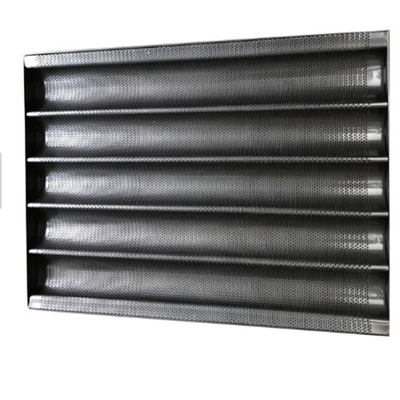 RK Bakeware China Foodservice NSF Δίσκος μπαγκέτας από διάτρητο αλουμίνιο Γαλλική πλάκα ψησίματος για ψωμί