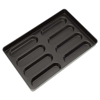 RK Bakeware China Foodservice NSF 4,5 ιντσών Αντικολλητικό κουλούρι για μπιφτέκι και κουλούρι για χοτ ντογκ Δίσκος ψωμιού