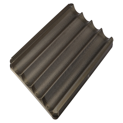 Ταψί ψησίματος RK Bakeware China Foodservice NSF Glaze αλουμινίου Mini Loaf Baguette