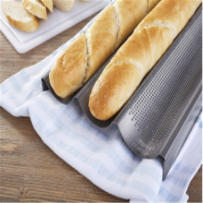 Ταψί ψησίματος RK Bakeware China Foodservice NSF Glaze αλουμινίου Mini Loaf Baguette
