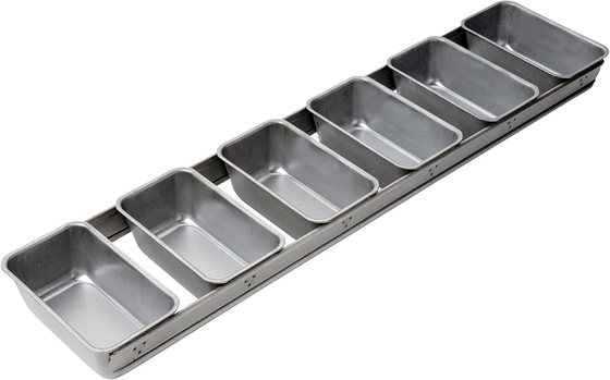 Rk Bakeware China-Foodservice 41145 Τηγάνι ψωμιού με τζάμια με 4 λουράκια από αλουμίνιο