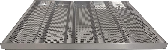 Rk Bakeware China Foodservice 902505 Sub Roll Bread Pan, 5 καλούπια ανά τηγάνι