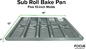 Rk Bakeware China Foodservice Αλουμίνιο Sub Sandwich Roll Ταψί και ταψί