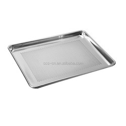 18''*13''*1'' 1,2 χιλιοστά κάτω διάτρητος δίσκος ψησίματος μπιφτέκι ή χάμπουργκερ ή ψωμάκι χοτ ντογκ ταψί αλουμινίου για ψωμί