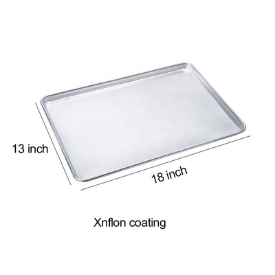 18&quot;*13&quot;*1&quot; Πλήρης διάτρητος δίσκος ψησίματος μπιφτέκι ή χάμπουργκερ ή χοτ ντογκ αντικολλητικό ψωμάκι αλουμινένιο ταψί ψωμιού