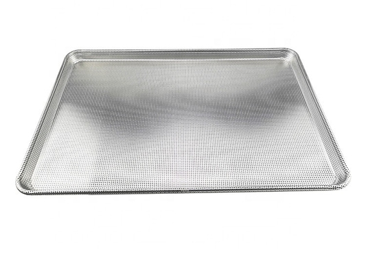18&quot;*13&quot;*1&quot; Πλήρης διάτρητος δίσκος ψησίματος μπιφτέκι ή χάμπουργκερ ή χοτ ντογκ αντικολλητικό ψωμάκι αλουμινένιο ταψί ψωμιού