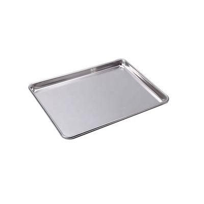 εμπορικό ταψί 10''*6''*1'' 0,8mm ορθογώνιο ταψί ψωμιού μπιφτέκι ή χάμπουργκερ ή χοτ ντογκ ψωμάκι αλουμινένιο ταψί για ψωμί