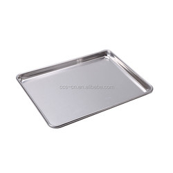 εμπορικό ταψί 10''*6''*1'' 0,8mm ορθογώνιο ταψί ψωμιού μπιφτέκι ή χάμπουργκερ ή χοτ ντογκ ψωμάκι αλουμινένιο ταψί για ψωμί