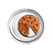 Στρογγυλό ταψί αλουμινίου 12 ιντσών ρηχό ταψί πίτσας με φαρδύ χείλος δίσκος ψησίματος πίτσας