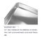 40*60 εκ. Ευρωπαϊκό Ταψί Ορθογώνιο Ταψί Αλουμινίου Iron-Wire In Roll-Rim Sheet Pan 0,9mm