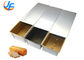 RK Bakeware China Foodservice NSF Αλουμίνιο Pullman Τηγάνι για ψωμί / Τηγάνι ψωμιού Κασετίνα ψωμιού με χαλαρό πάτο
