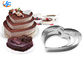RK Bakeware China Foodservice NSF φόρμα ψησίματος για κέικ σχήμα καρδιάς, δαχτυλίδια για κέικ μους από ανοξείδωτο ατσάλι