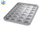 RK Bakeware China Foodservice 42495 Chicago Metallic Aluminized Steel 24 Mold 1,95 oz. Δίσκος για κουλούρι χάμπουργκερ/Τηγάνι για μάφιν